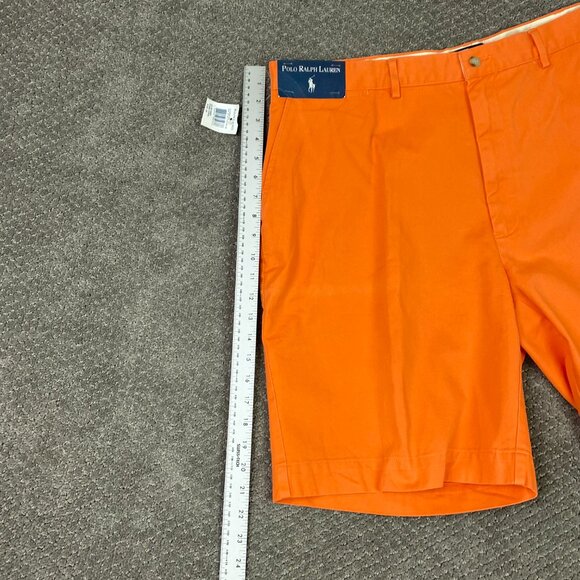 Vintage Polo Ralph Lauren Prospect Shorts Men's 40 Orange Cotton Classic Chino - Picture 13 of 15